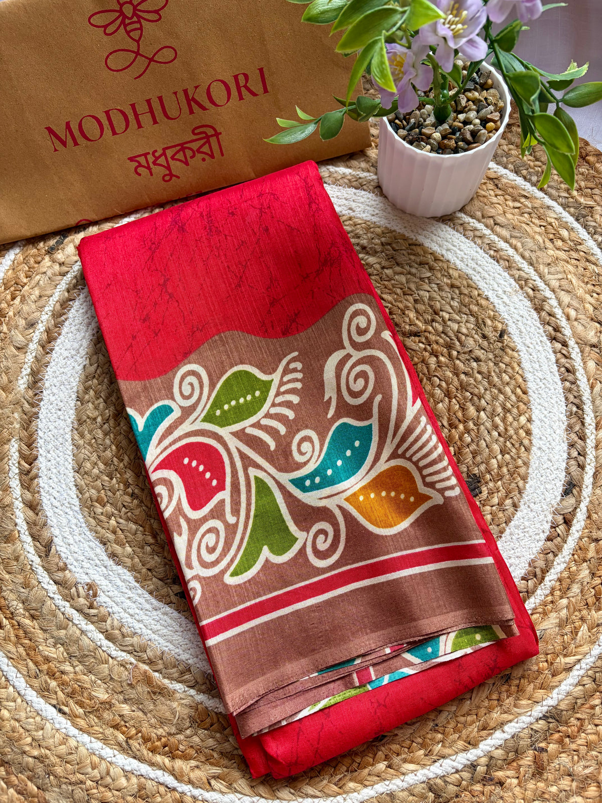 Alpona Kotha- Red