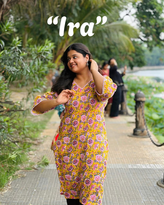 Ira- Cotton Long Kurti